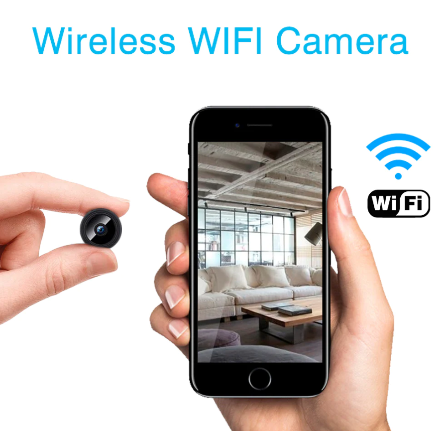 Camera de Supraveghere Compacta Wireless WiFi 1080p Full HD Model A9