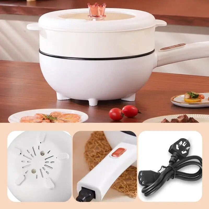 Tigaie electrica 26cm, inteligenta, multifunctionala 4L + Cadou