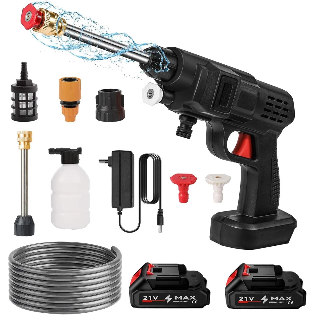 KIT aparat de spalat cu presiune 24V, rezervor detergent